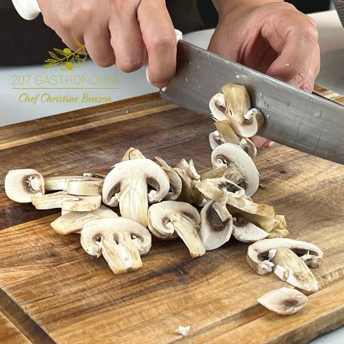 Pasta al funghi corte champiñones + 207 gastronomia