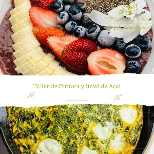 Frittata y Bowl de Acai + 207 gastronomia