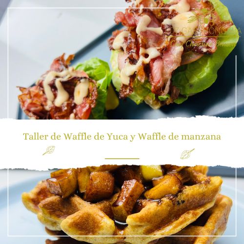 Waffle de Yuca y Waffle de manzana + 207 gastronomia